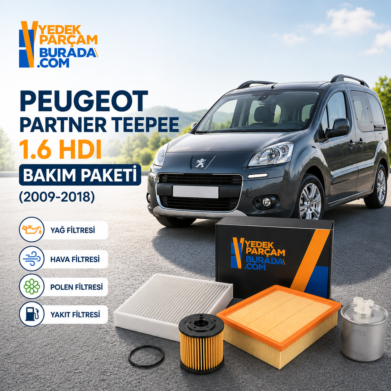 Peugeot Partner Tepee 1.6 HDI Bakım Paketi Rehberi