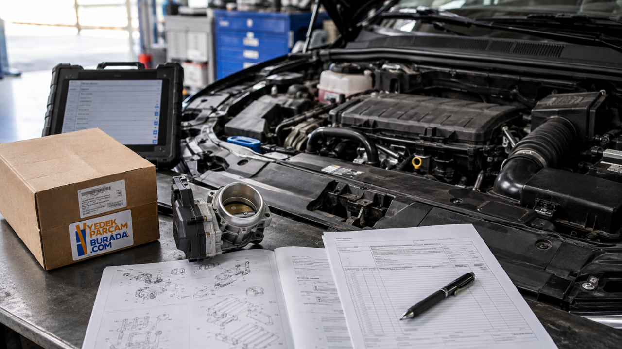 Doğru Yedek Parça Nasıl Bulunur? Şase No, OEM Kodu ve Motor Kodu Rehberi