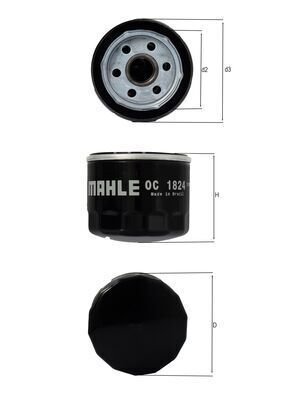 MAHLE 11427719357 YAG FILTRESI BMW K70-K71-K72-K75