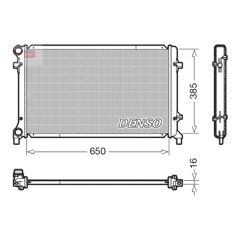 DENSO 1K0121251BR SU RADYATÖRÜ VW GOLF5-GOLF6-JETTA-PASSAT-A3