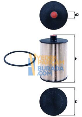 MAHLE 2D0127177 YAKIT FILTRESI VW LT