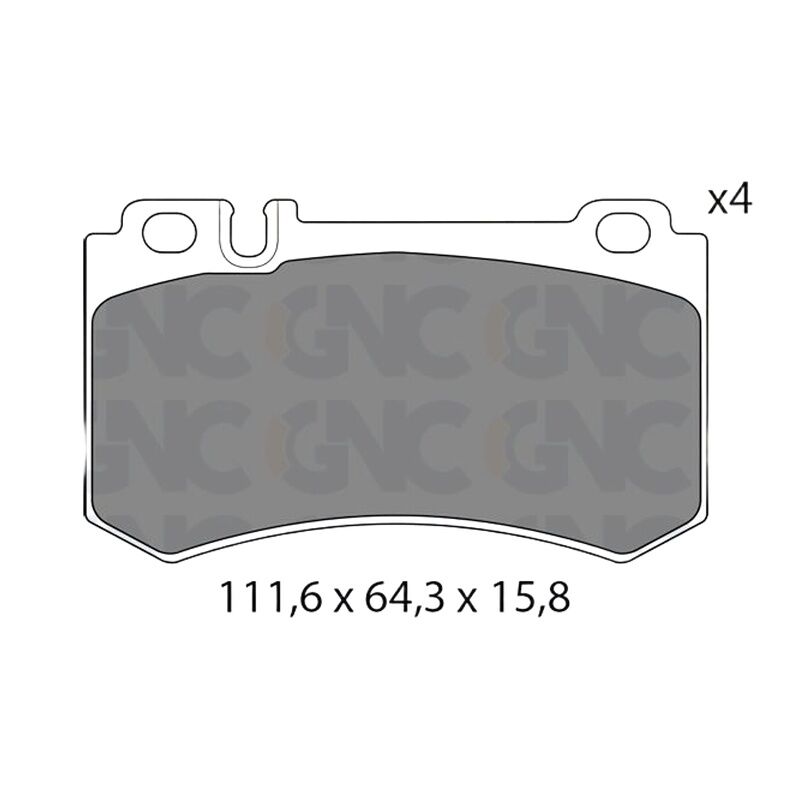 TRW A0054206720 FREN BALATASI ARKA MERCEDES W219-215-220