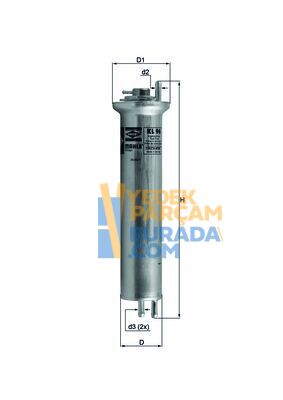 MAHLE 13321709535 YAKIT FILTRESI BMW E38-38-X5 E53