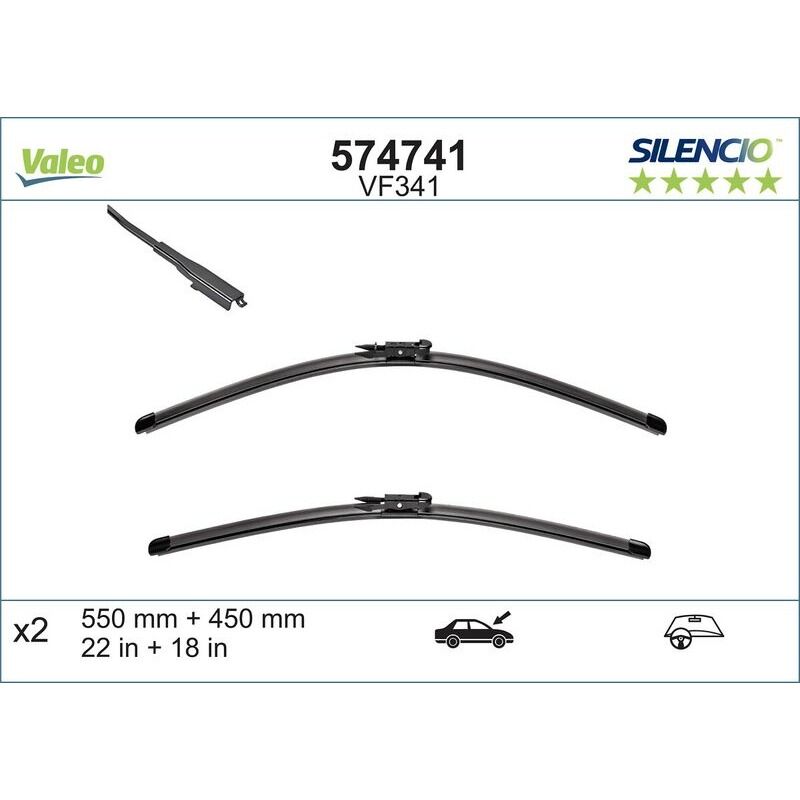 VALEO 61612219147 SILECEK SÜPÜRGESI ÖN BMW F20-F20 LCI-F21-F21 LCI-F22-F22 LCI-F23-F23 LCI
