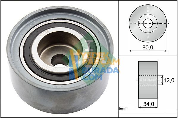 INA 03G109244A EKSANTRIK GERGI RULMANI VW GOLF5-JETTA-PASSAT-A3-LEON