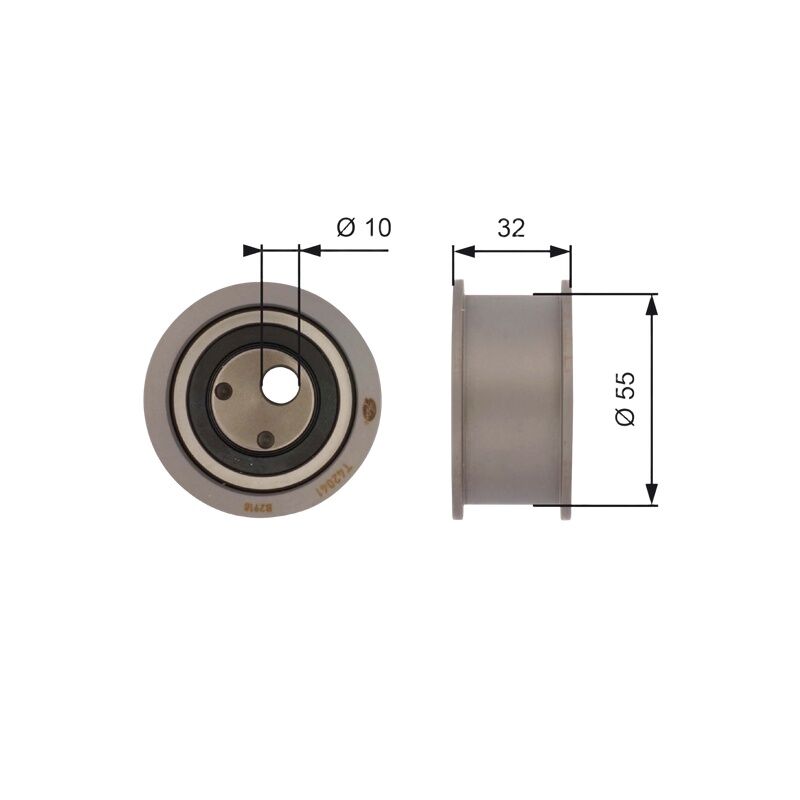 GATES 7786-21142 TRIGER GERGI RULMANI FIAT LADA SAMARA