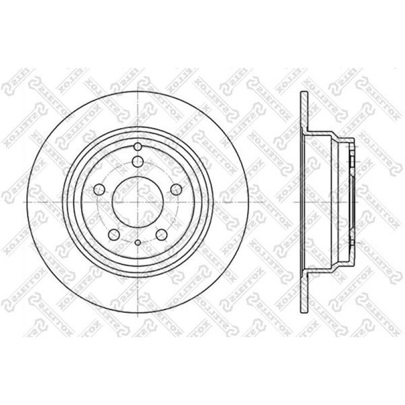 EUROREPAR 31262099 FREN DISKI ARKA PSA VOLVO C70/S70/V70