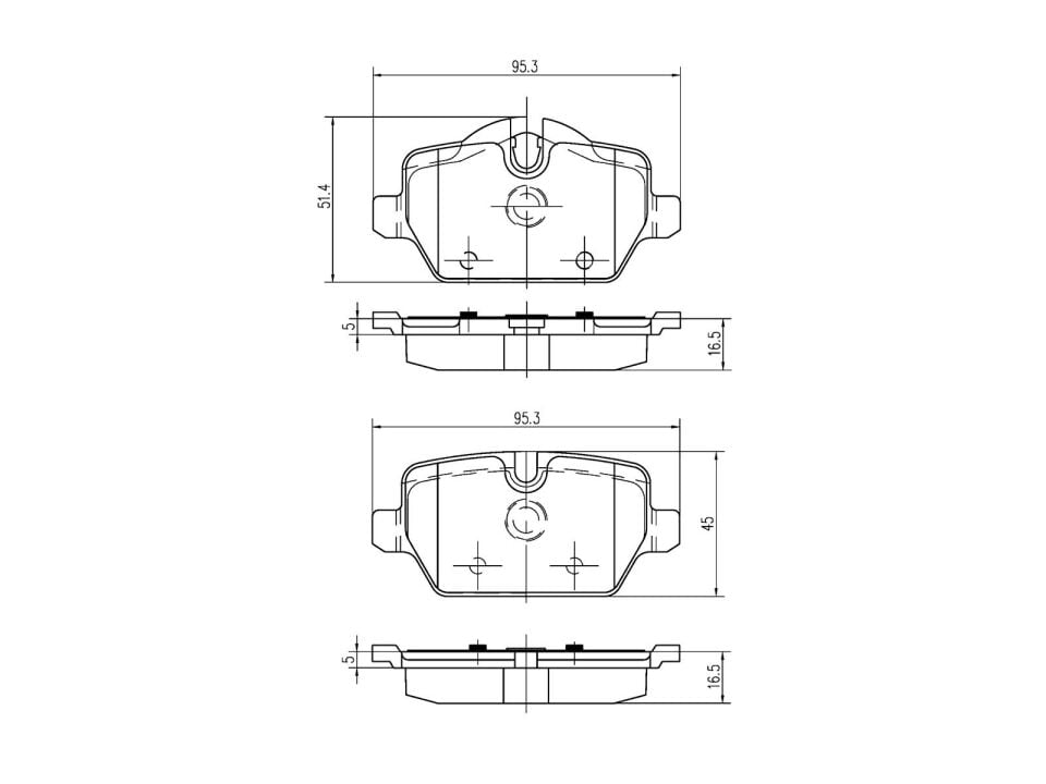 TEXTAR Fren Balatası Arka  BMW E90-E91-E92-E93-X1 E84