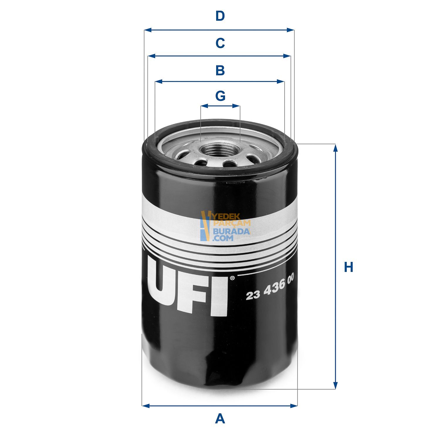 UFI 06A115561B YAG FILTRESI VW UNIVERSAL / AKL-AFT-ADR-AGN-BSE 1,6-1,8