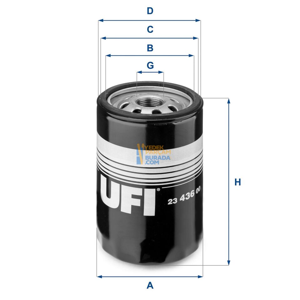 UFI 06A115561B YAG FILTRESI VW UNIVERSAL / AKL-AFT-ADR-AGN-BSE 1,6-1,8