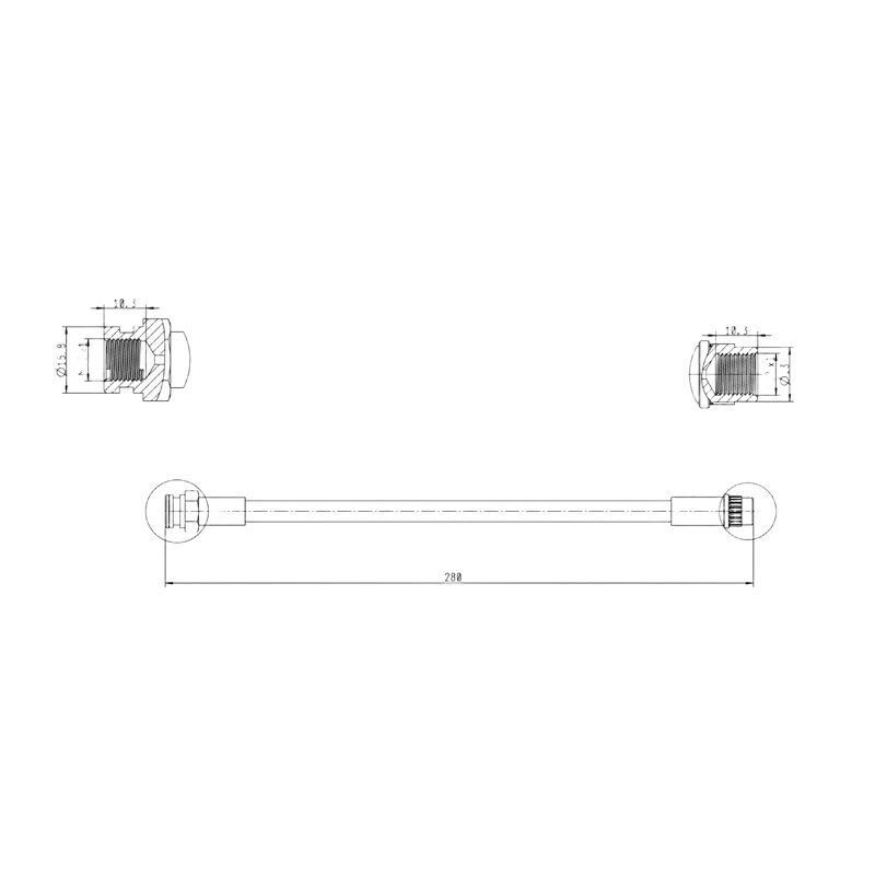 CAVO 1C15 2A635 CE EL FREN TELI ARKA SAG FORD TRANSIT V184