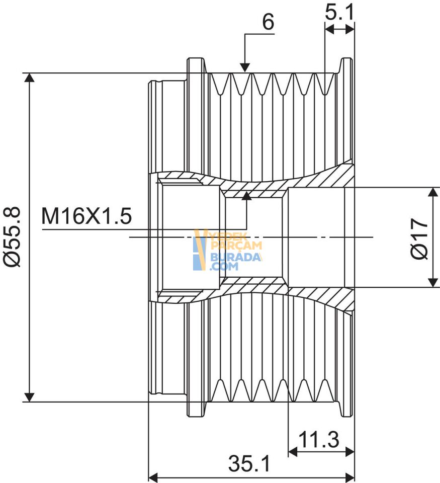 VALEO 059903119N ALTERNATÖR KASNAGI VW AMAROK-TOUAREG-CRAFTER-A4-A5-A6-Q5-Q7