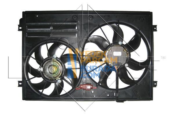 NRF 1K0959455DL FAN MOTORU VW GOLF5-GOLF6-JETTA-A3-LEON-CADDY-LEON