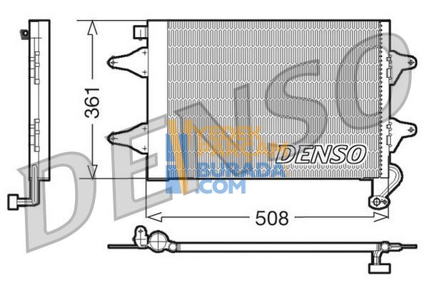 DENSO 6Q0820411K KLIMA RADYATÖRÜ VW POLO-CORDOBA-FABIA