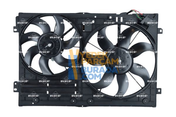NRF 1K0959455 FAN MOTORU VW GOLF5-GOLF6-JETTA-PASSAT-CADDY-A3-LEON
