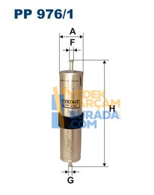 FILTRON 16126765756 YAKIT FILTRESI BMW X5 E53
