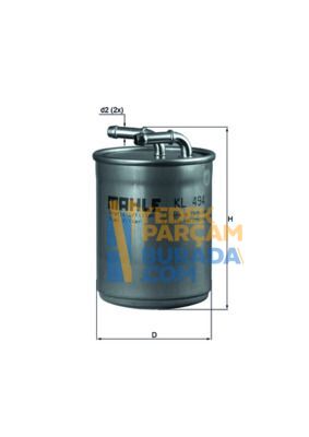 MAHLE 6Q0127401F YAKIT FILTRESI VW POLO-CORDOBA-FABIA