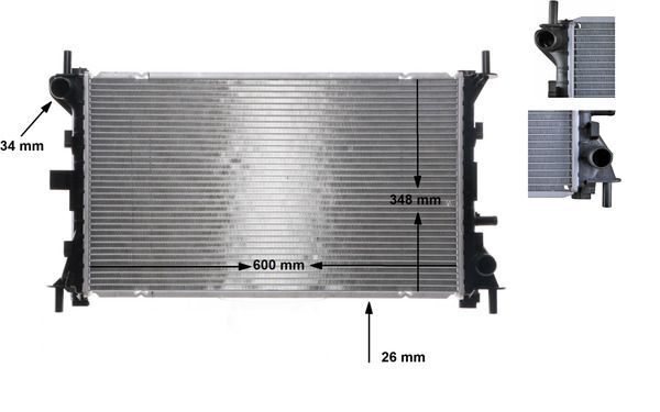 BEHR ME98AB 8005 MF SU RADYATÖRÜ FORD FOCUS