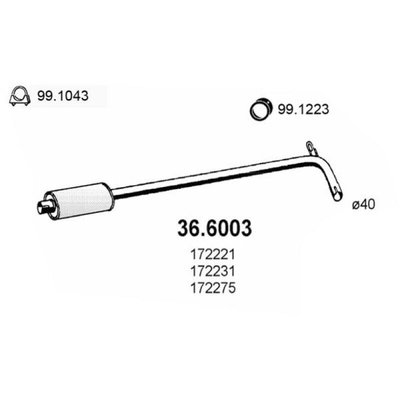 FEBI A0009934178 EKSANTRIK ZINCIRI MERCEDES 204-207