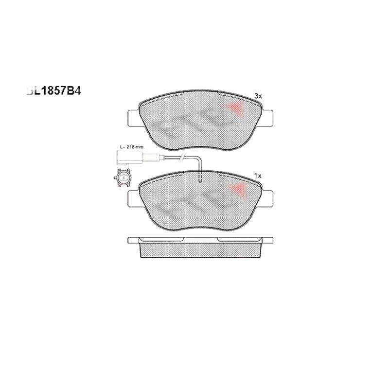 OPAR 77365379E  FREN BALATASI ON FIAT DOBLO III LINEA G.PUNTO STILO CORSA D