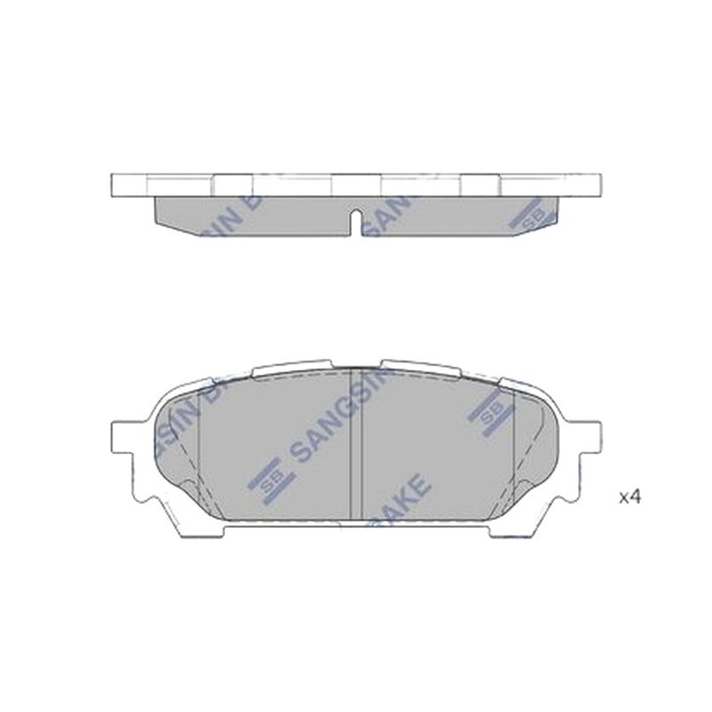 SANGSIN 26696-FE040 FREN BALATASI ARKA JAPON FORESTER 02-08 / IMPREZA