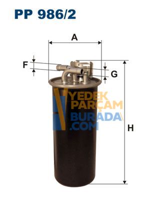 FILTRON 4F0127435 YAKIT FILTRESI VW A6