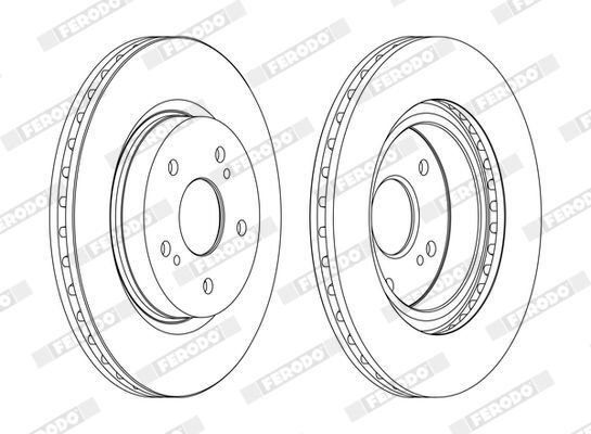 FERODO 55211-65J00 FREN DISKI ÖN JAPON GRAND VITARA (JT, TD)