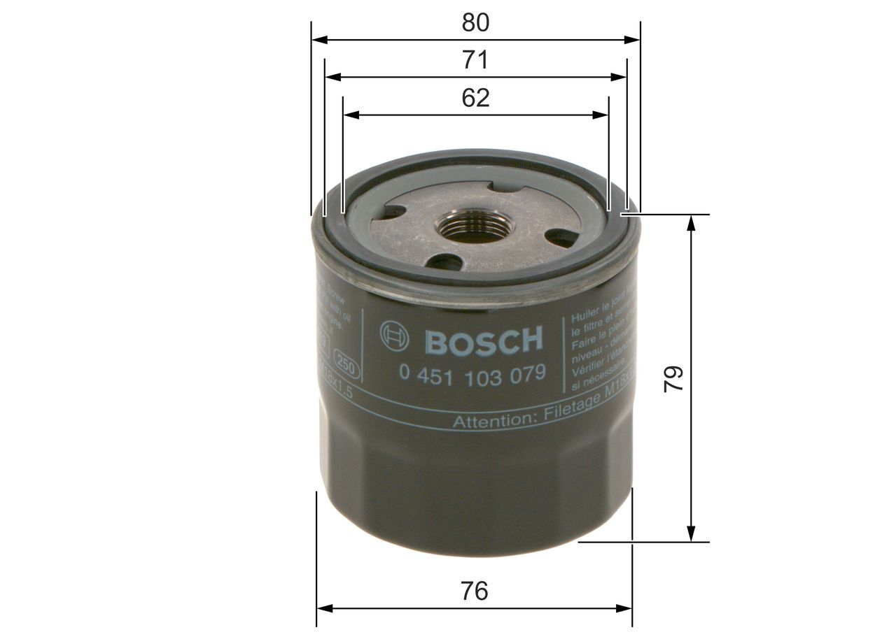 BOSCH 650104 YAG FILTRESI OPEL ASTRA F ASTRA G CORSA B CORSA C VECTRA B VECTRA C