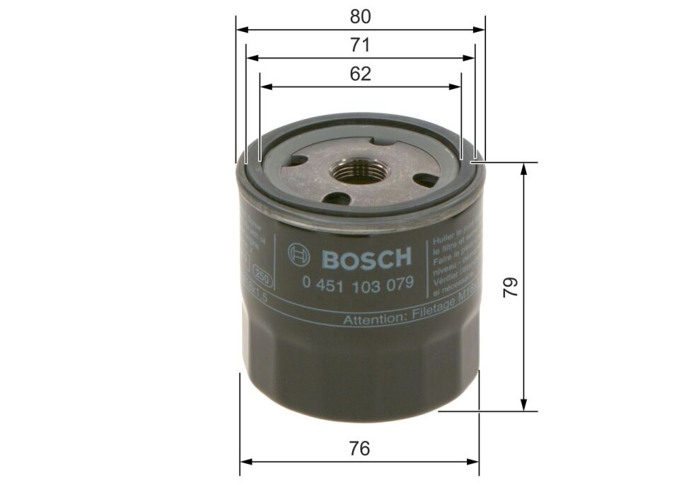 BOSCH 650104 YAG FILTRESI OPEL ASTRA F ASTRA G CORSA B CORSA C VECTRA B VECTRA C