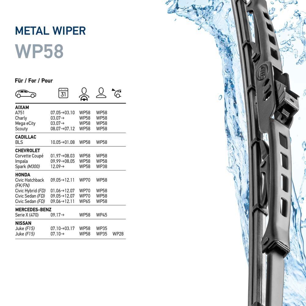 HELLA SILECEK SÜPÜRGESI ÖN BMW E60-E61-E63-E64