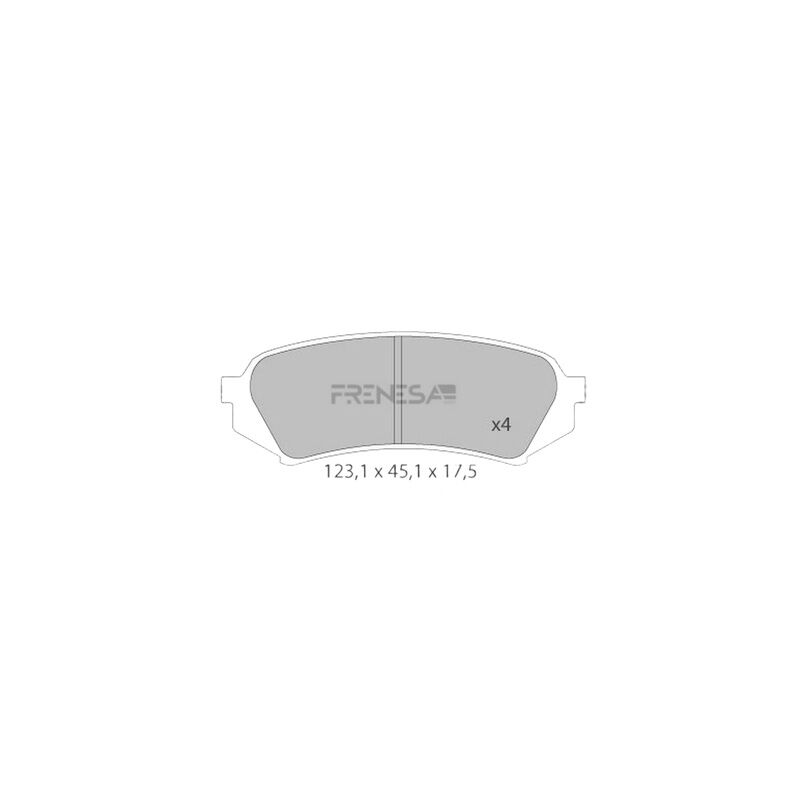 EUROREPAR 04466-60070 FREN BALATASI ARKA JAPON LAND CRUISER (J10)