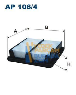 FILTRON HAVA FILTRESI JAPON JAZZ (GE) : CITY (GM) 1.4 09-12