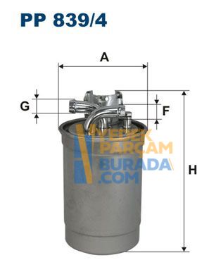 FILTRON 057127435D YAKIT FILTRESI VW PASSAT-A4-A6