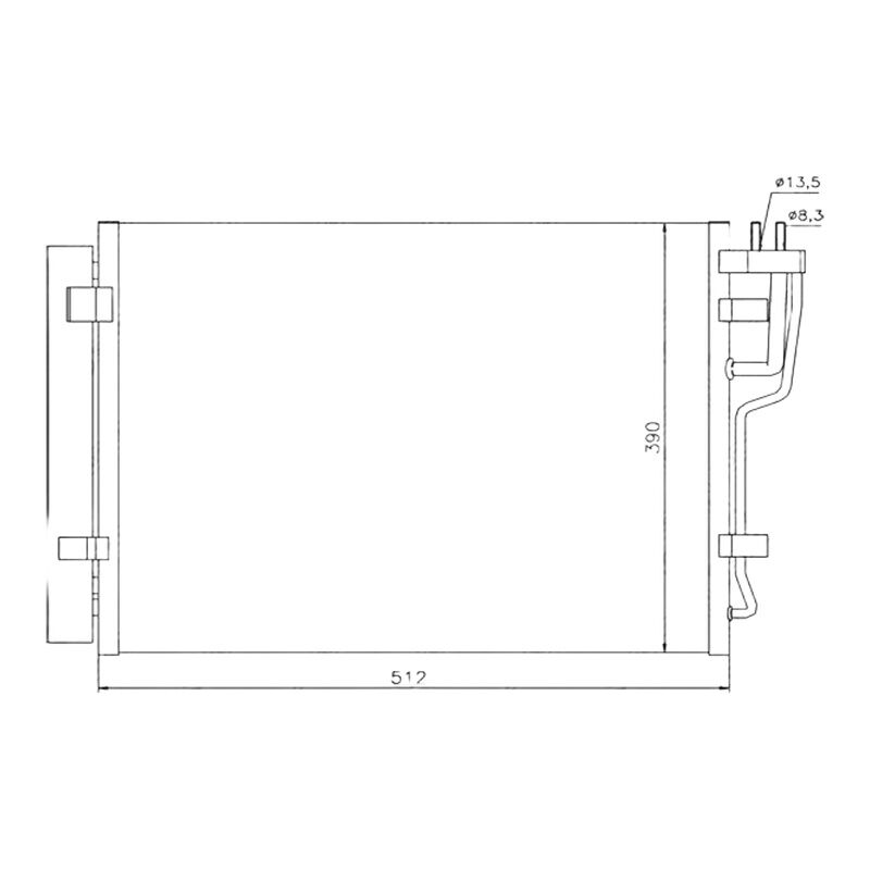 MANDO 976062L600 KLIMA RADYATÖRÜ KORE I30/CEED D4FB-D4EA