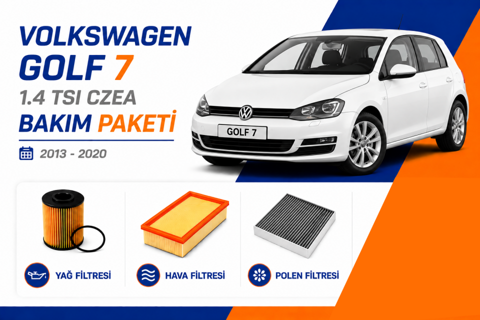 Volkswagen Golf 7 1.4 TSI CZEA Bakım Paketi (2013-2020)
