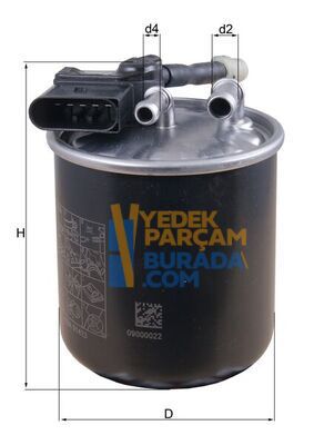 MAHLE YAKIT FILTRESI MERCEDES 212-221-222-166-204