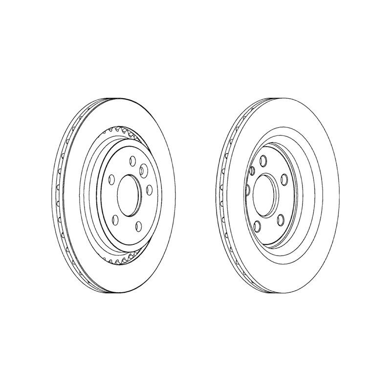 FERODO 31341483 FREN DISKI ARKA FORD VOLVO S60/S80/V60/V70/XC60