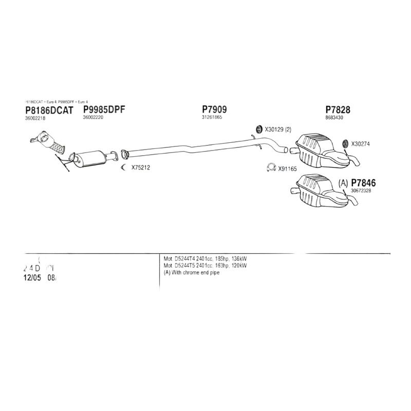TEKNOROT 32221200 DENGE KOLU ARKA VOLVO VOLVO XC40