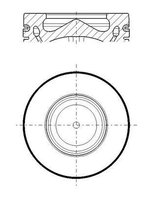 FEDERAL 11258580462 PISTON+SEGMAN BMW F40-F45-F46-G20-G21-G30-G31-X1 F48-X2 F39-X3 G01 MINI F54-F55-F46-F57