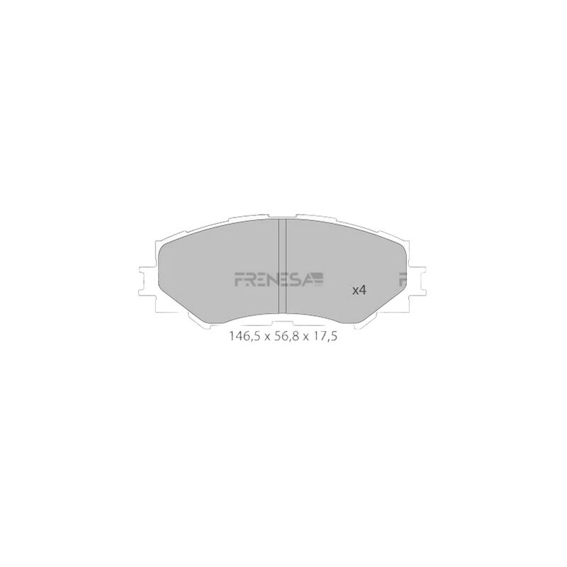 EUROREPAR 04465-42140 FREN BALATASI ÖN JAPON RAV4 (A3, A4)
