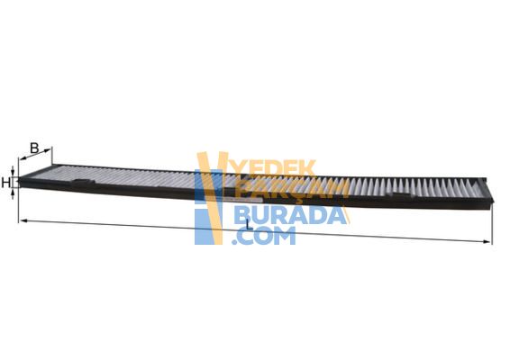 Mahle Polen Filtresi Karbonlu E81-E82-E87-E87 LCI -E90-E90 LCI-E91-E91 LCI-E92-E92 LCI-E93-E93 LCI-X1 E84