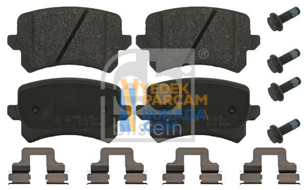 FEBI 5N0698451 FREN BALATASI ARKA VW TIGUAN-PASSAT-CADDY-A6-Q3