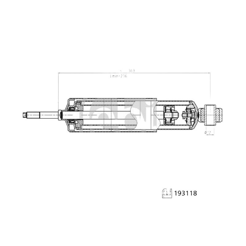 FEBI 56100MB20A AMORTISÖR ÖN JAPON NISSAN CABSTAR