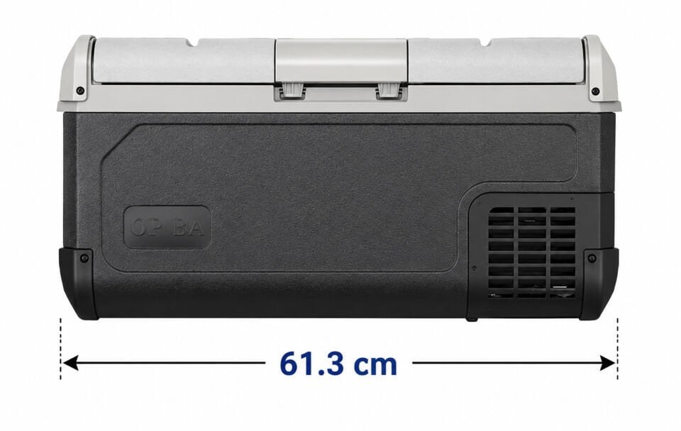 OpBa Ice 20 Litre Tek Kapak Araç İçi Buzdolabı 12V / 24V Kompresörlü Oto Buzdolabı -20°C