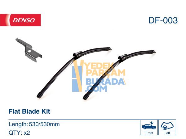 DENSO 5J1998001 SILECEK SÜPÜRGESI ÖN TAKIM VW FABIA-ROOMSTER