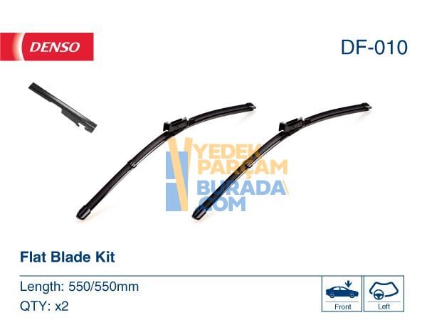 DENSO 4F1998002A SILECEK SÜPÜRGESI ÖN TAKIM VW A6