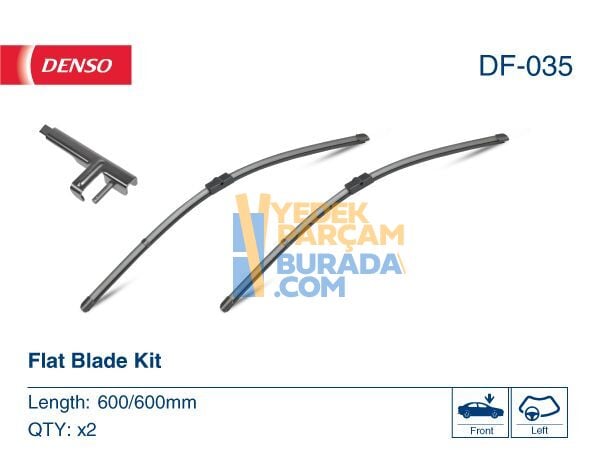 DENSO 7H0998003 SILECEK SÜPÜRGESI ÖN TAKIM VW T5-T6