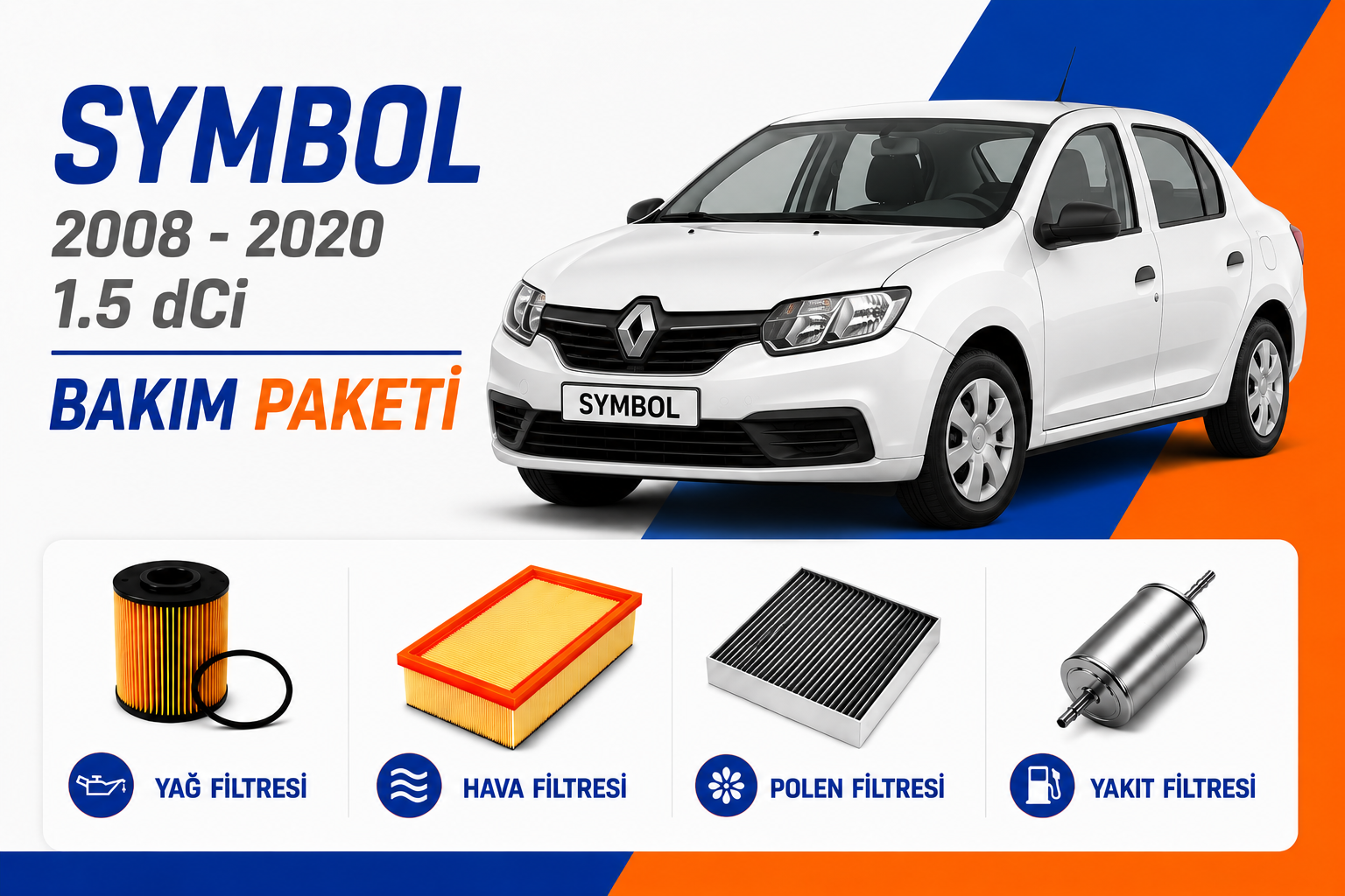 Renault Symbol 1.5 dCi Bakım Paketi (2008-2020)
