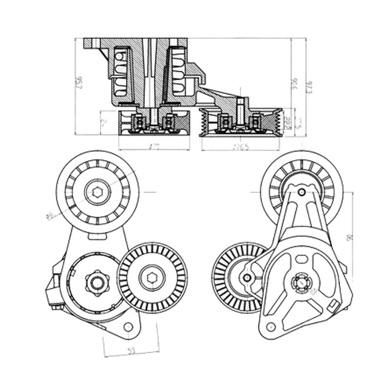 GMB 4M5Q 6A228 ED V KAYIS GERGI RULMANI FORD FOCUS/C-MAX