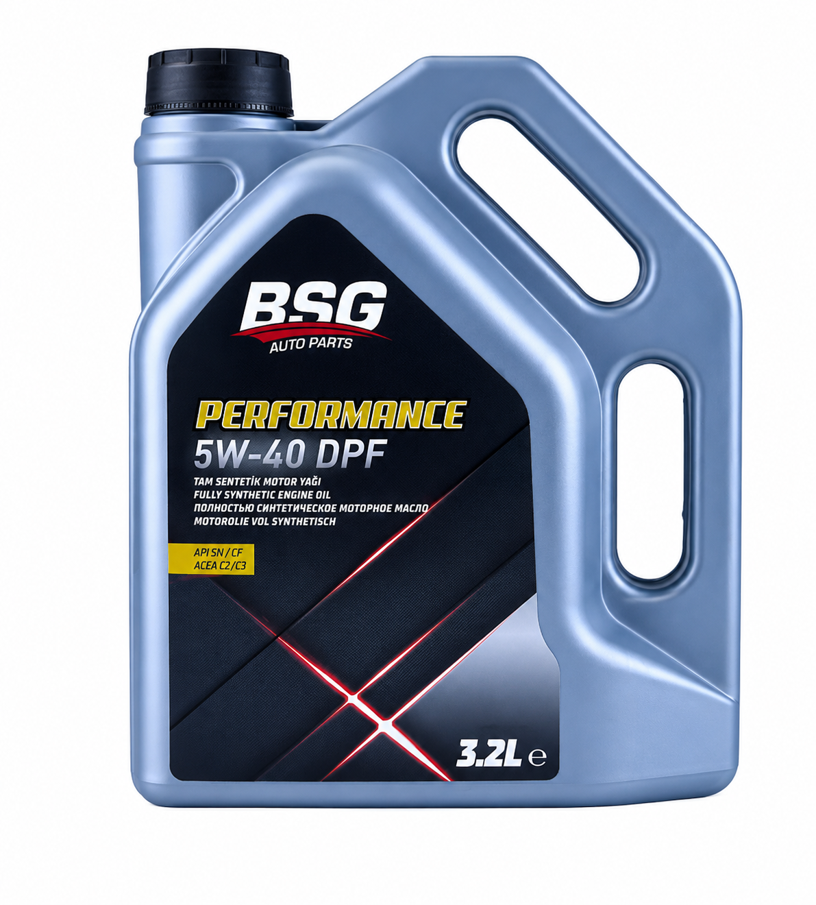 BSG MOTOR YAĞI 5W40 DPF 3,2 LİTRE SN/CF PARTİKÜLLÜ FULL SENTETİK